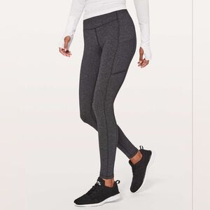 Lululemon Athletica Charcoal Gray Leggings